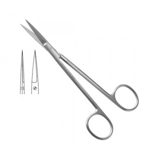 Ножницы Joseph для пластической хирургии прямые 14 см (Германия)